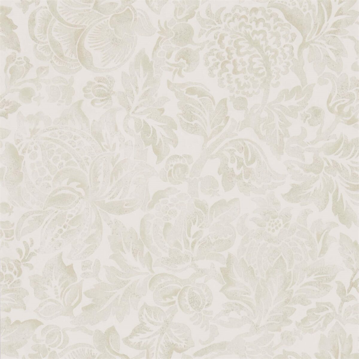 Thackeray Wallpaper - Ivory by green botanical wallpaper from sanderson