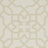 green geometric wallpaper from sanderson