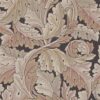 brown botanical wallpaper from william morris & co