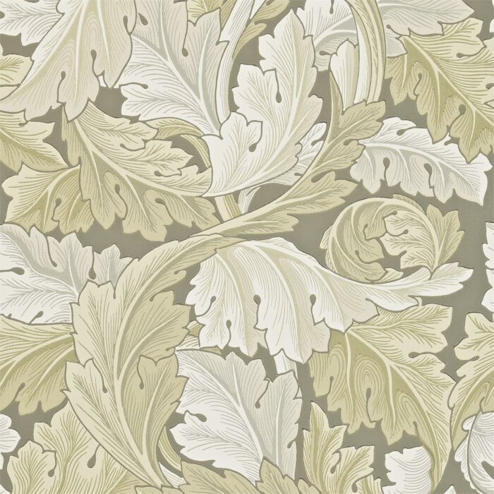 Acanthus Wallpaper - Stone swatch