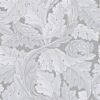 black-grey botanical wallpaper from william morris & co