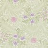 green botanical wallpaper from william morris & co