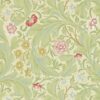 green botanical wallpaper from william morris & co