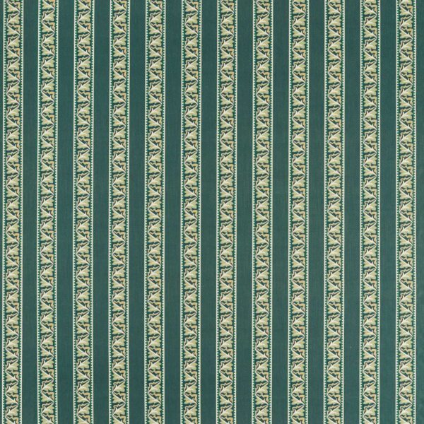 green striped woven fabric from William Morris & Co