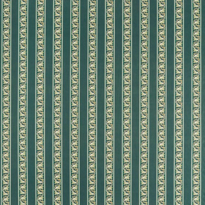 Red Car Stripe Fabric - Emery Blue swatch