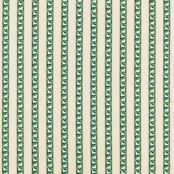 green striped woven fabric from William Morris & Co