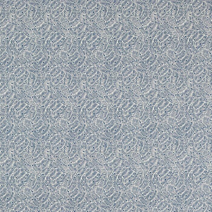 Yew & Aril Fabric - Indigo swatch