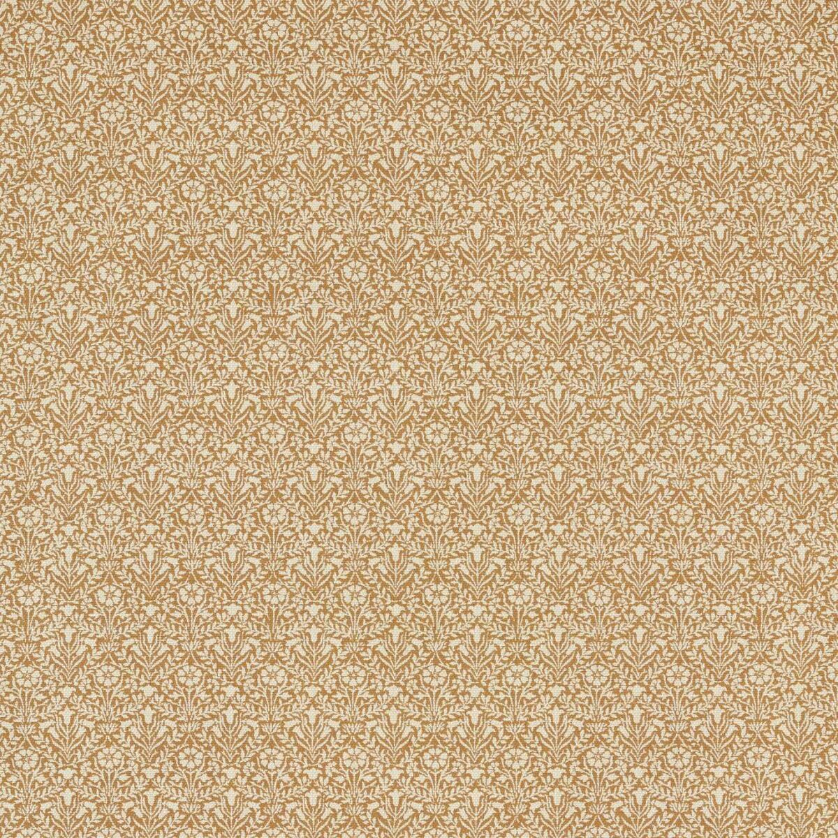 brown botanical jacquard fabric from William Morris & Co