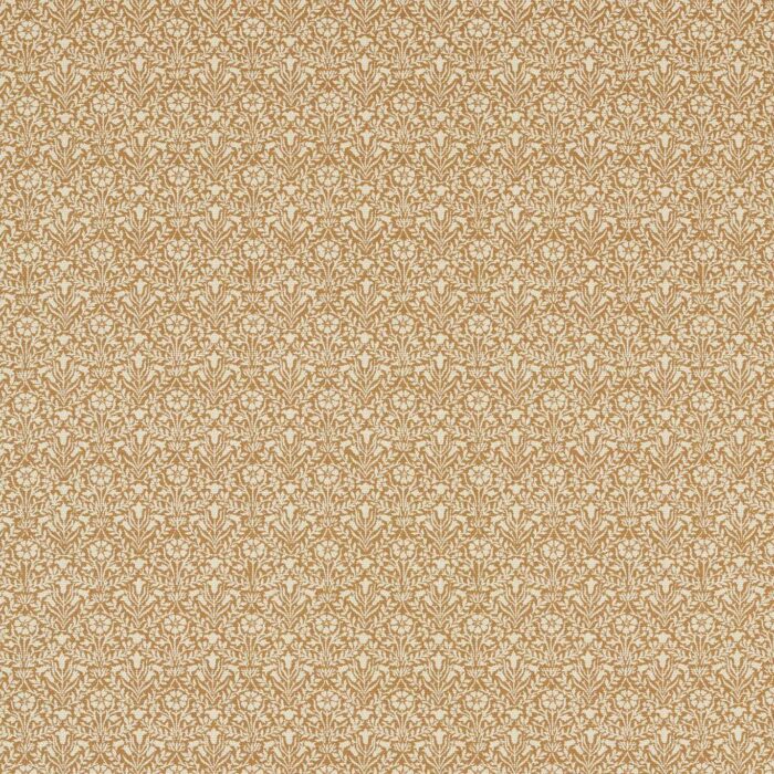 Bellflowers Weave Fabric - Bark swatch