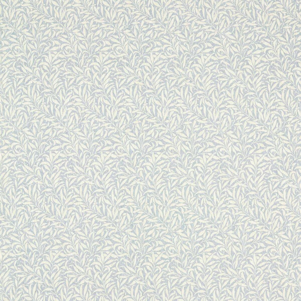 Pure Willow Boughs Weave Fabric - Mineral Blue by blue botanical woven fabric from William Morris & Co