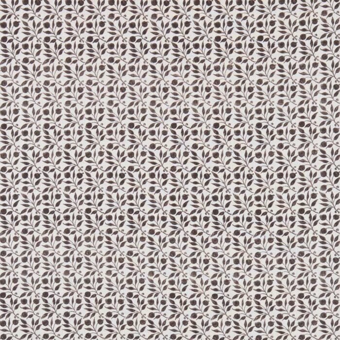 Rosehip Fabric - Black / Ecru swatch