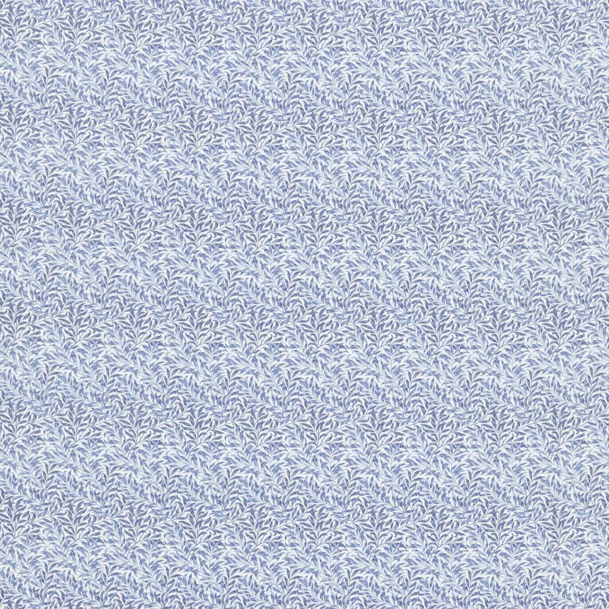 Willow Bough Minor Fabric - Blue by blue botanical cotton fabric from William Morris & Co