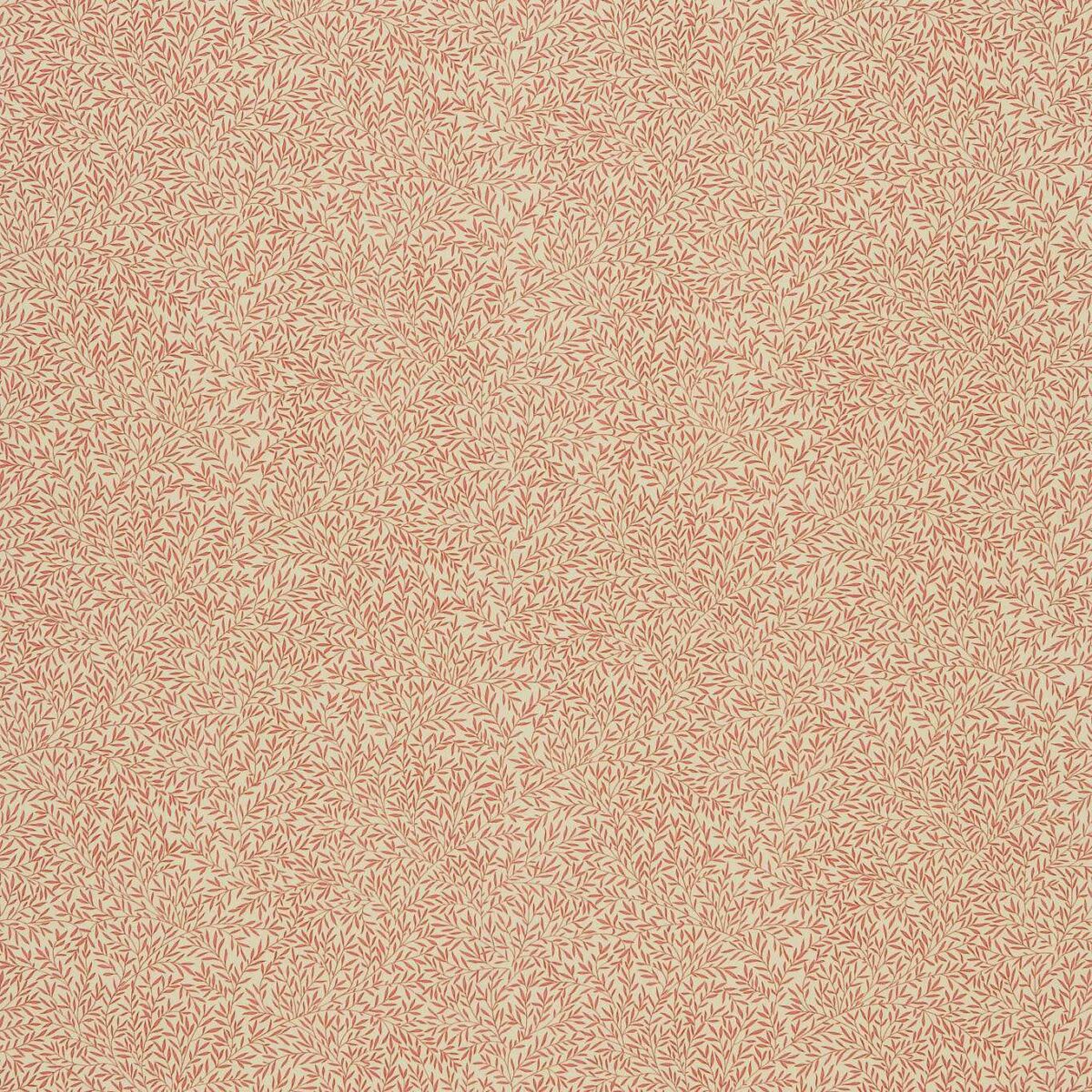 red botanical cotton fabric from William Morris & Co