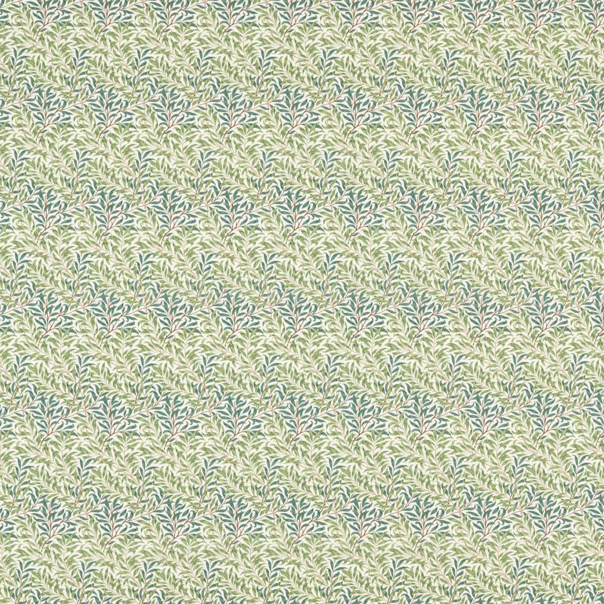 green botanical cotton fabric from William Morris & Co