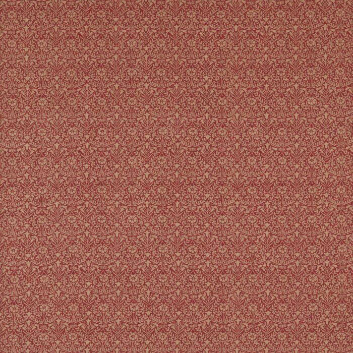 Bellflowers Weave Fabric - Russet swatch