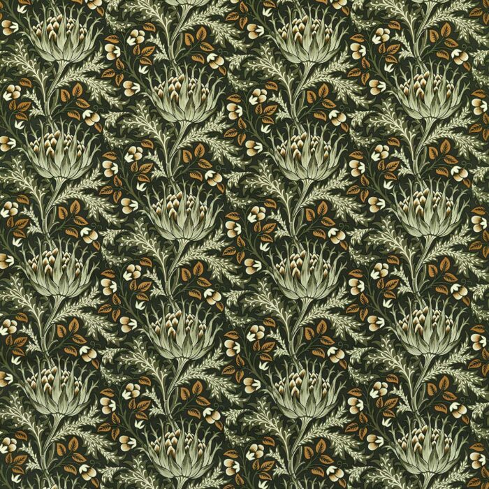 Artichoke Velvet Fabric - Tump swatch