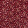red botanical velvet-chenille fabric from William Morris & Co