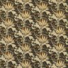 brown botanical velvet-chenille fabric from William Morris & Co