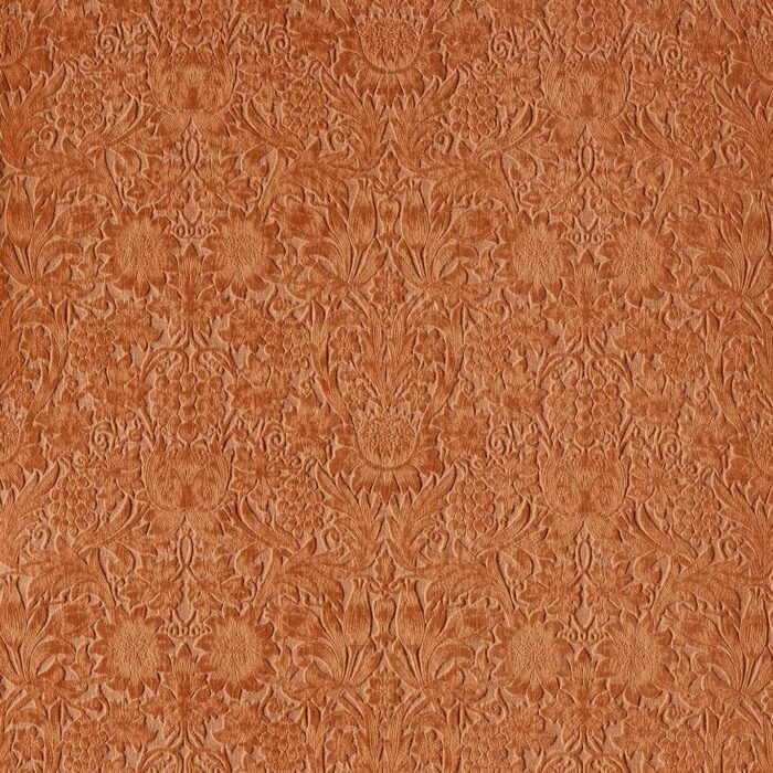 Sunflower Caffoy Velvet Fabric - Redhouse swatch