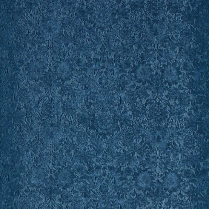 Sunflower Caffoy Velvet Fabric - Inky Fingers swatch