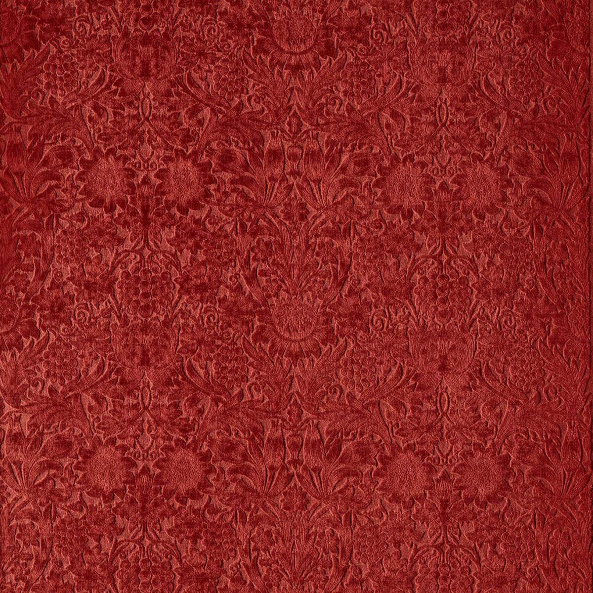 Sunflower Caffoy Velvet Fabric - Barbed Berry by Sunflower Caffoy Velvet Fabric - Barbed Berry from