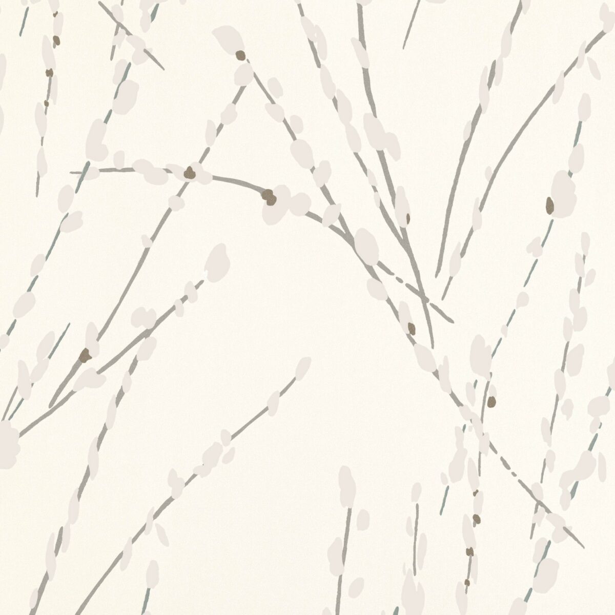 white botanical wallpaper from romo