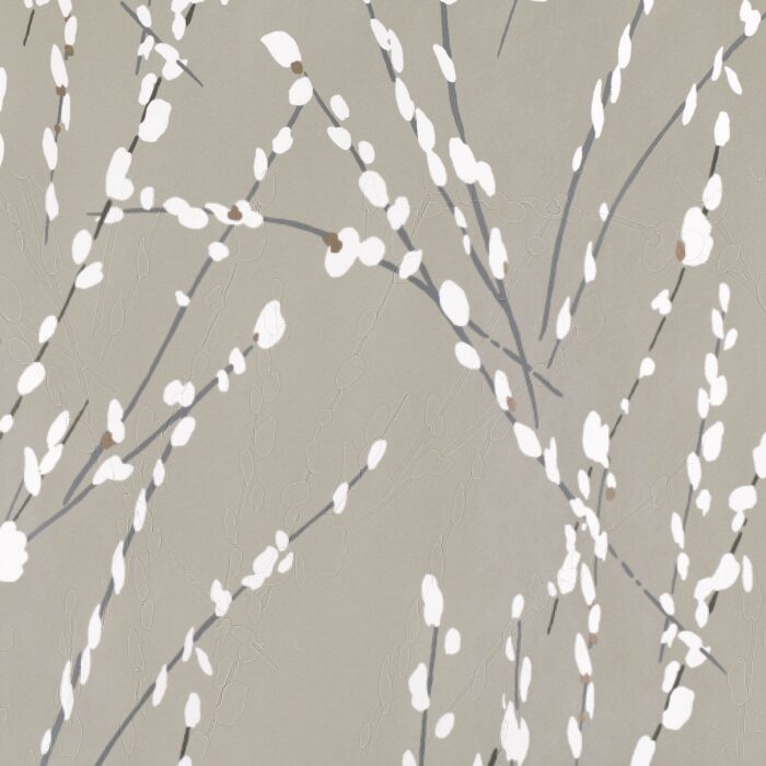 Mikado Wallcovering - Nickel swatch