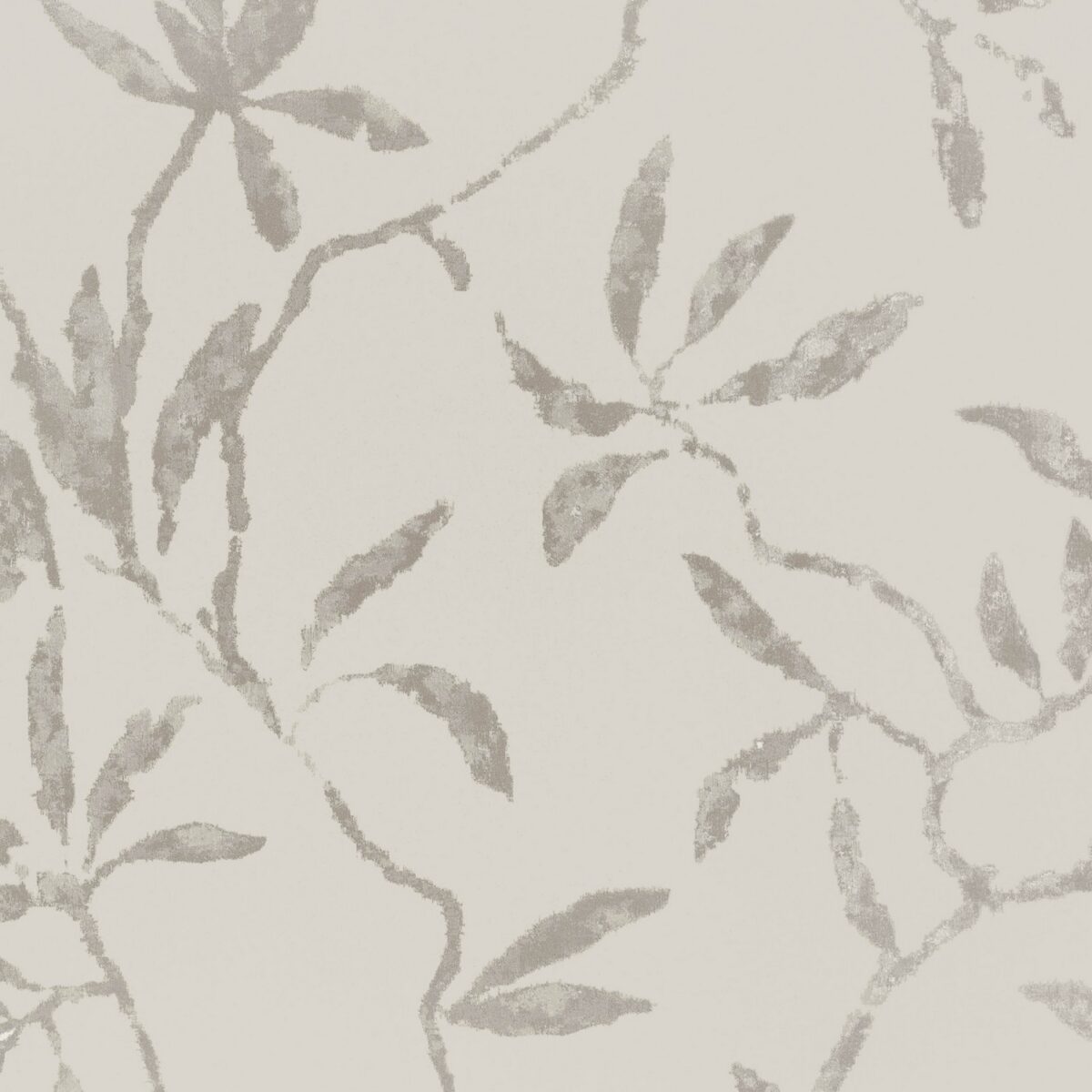 Sefina Wallcovering - Sandstone by black-grey botanical wallpaper from romo