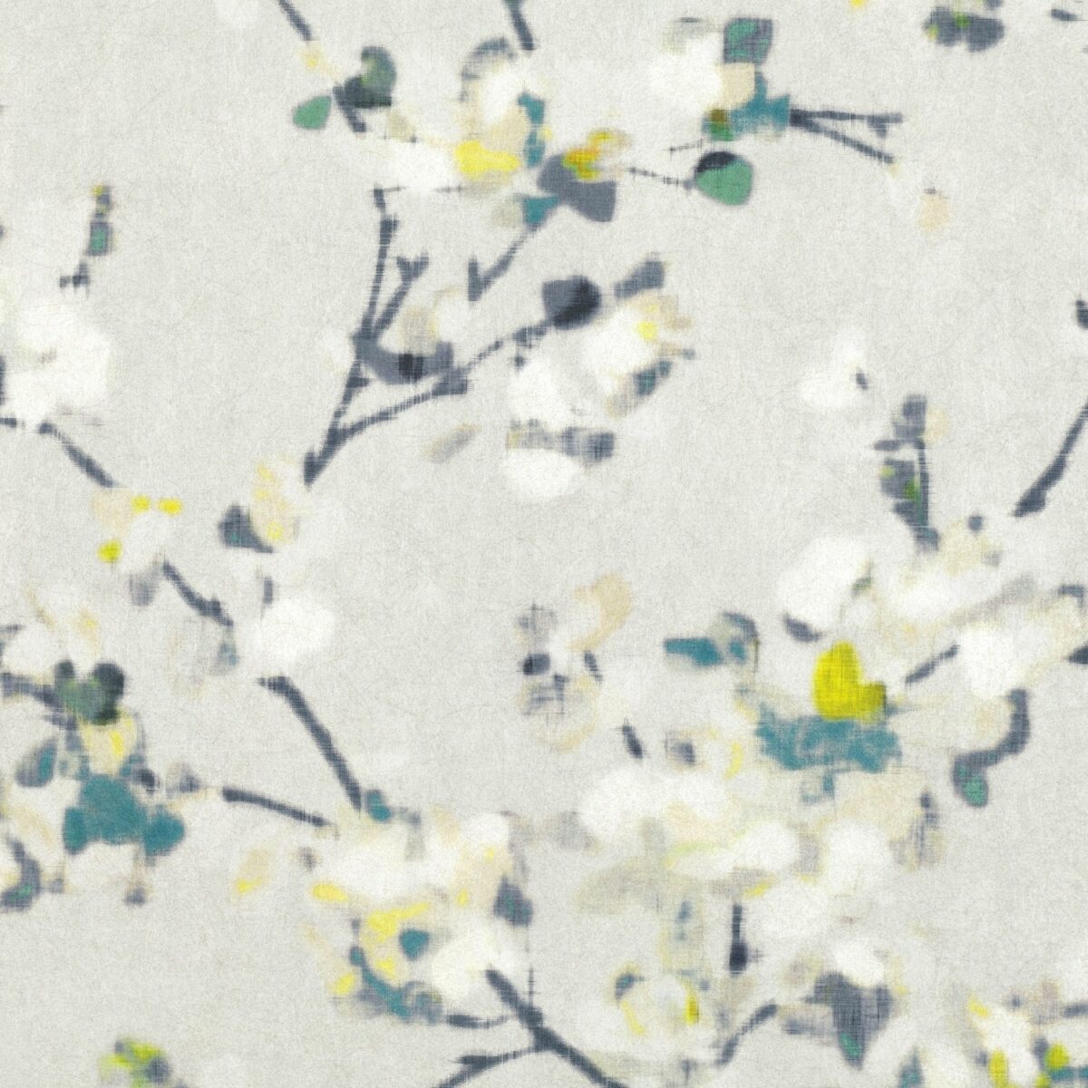 Floris Wallcovering - Soleil by yellow botanical wallpaper from romo