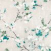 green botanical wallpaper from romo