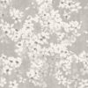 black-grey botanical wallpaper from romo