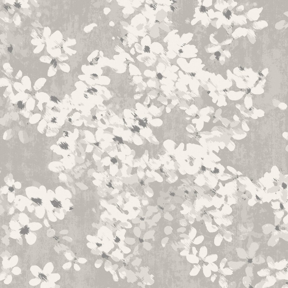 Tiami Wallcovering - Alumina by black-grey botanical wallpaper from romo