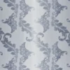 black-grey traditional cotton fabric from Designers Guild