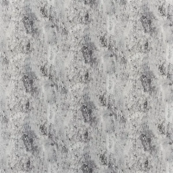 Garda Fabric - Graphite by black-grey spotted printed fabric from Designers Guild