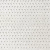 white geometric velvet-chenille fabric from Designers Guild