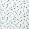 blue botanical cotton fabric from Designers Guild