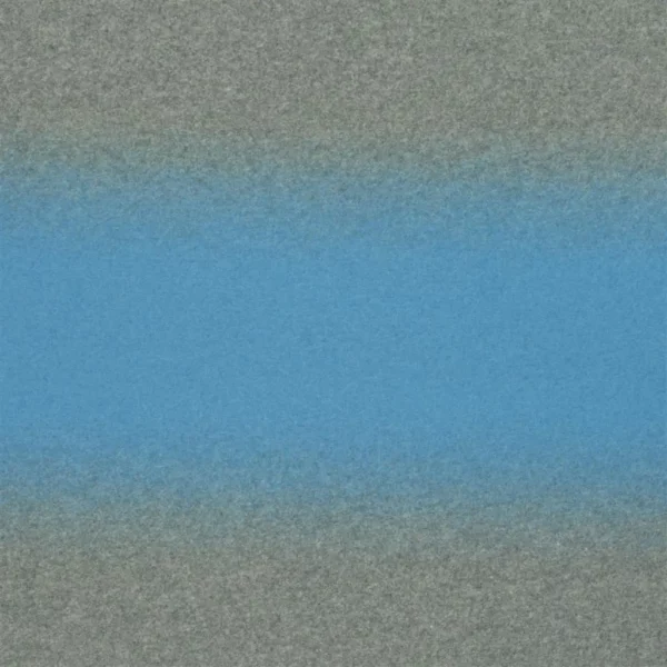 Culswick Fabric - Turquoise by black-grey striped woolen fabric from Designers Guild