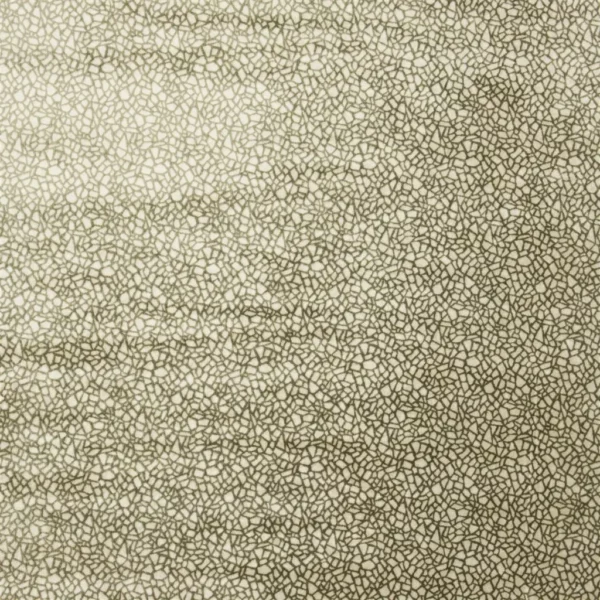 Kirkton Fabric - Natural by green geometric velvet-chenille fabric from Designers Guild