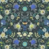 blue botanical printed fabric from Designers Guild