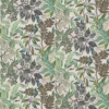 green botanical cotton fabric from Designers Guild