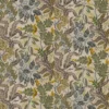 brown botanical cotton fabric from Designers Guild