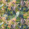 multicolour contemporary cotton fabric from Designers Guild