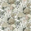 white botanical cotton fabric from Designers Guild