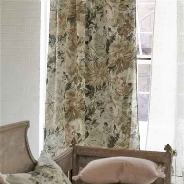 Fleurs D Artistes Fabric - Chalk by Fleurs D Artistes Fabric - Chalk from