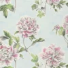 blue botanical cotton fabric from Designers Guild
