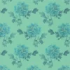 blue botanical linen fabric from Designers Guild