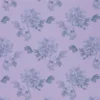 purple botanical linen fabric from Designers Guild