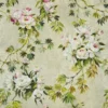 neutral botanical linen fabric from Designers Guild