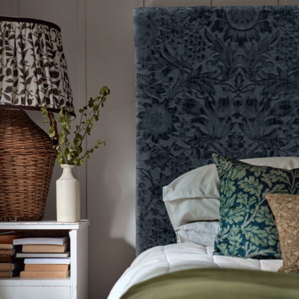 Wardle Velvet Fabric - Inky Fingers by Wardle Velvet Fabric - Inky Fingers from
