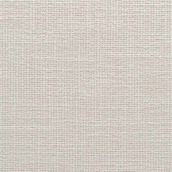 Charroux Fabric - Chalk by white plain woven fabric from Designers Guild